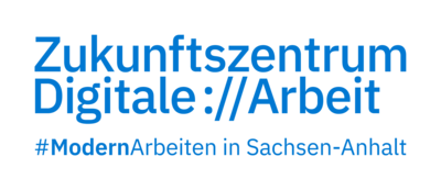 ZZDA logo mit claim blau RGB