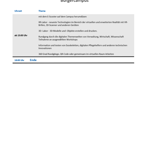 30.08.2023 - Bürgercampus
